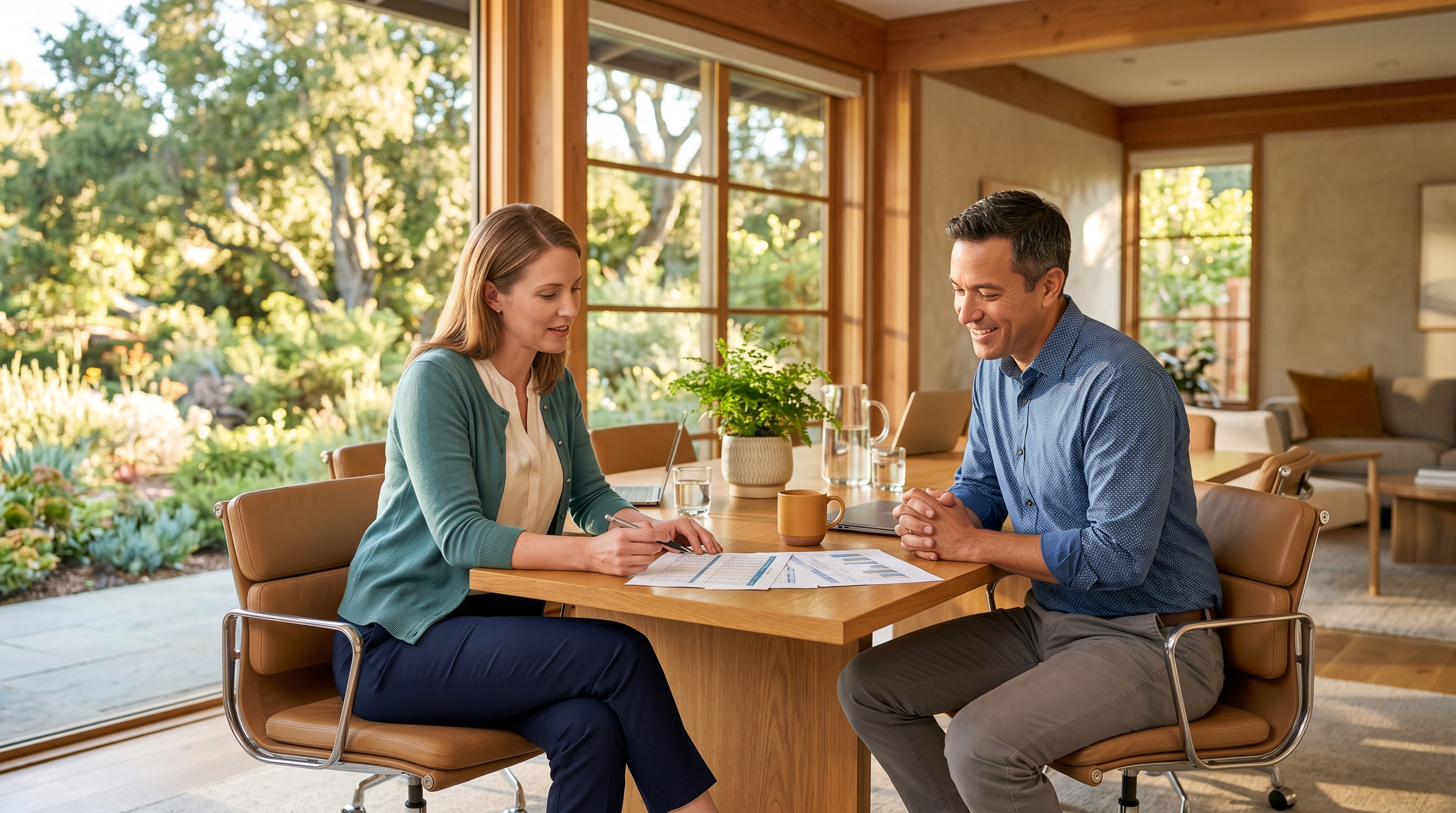 Two care professionals in partnership